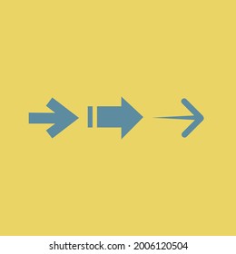 arrows pointers isolated set in vector