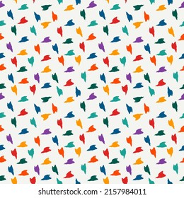 Arrows, pointers motif seamless pattern. Paint brush design background. Freehand modern minimal ornament. Trendy handdrawn doodle geometric print. Artistic hand drawn abstract vector wallpaper