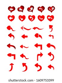 
arrows pointers
signs symbols EPS10
