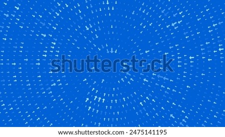 Arrows Pointing to the Center. Dynamic Arrow Symbols. Focus on Your Goal Target Business Concept. Radial Lines Design Element. Alternating Grid Pattern. Vector Illustration.