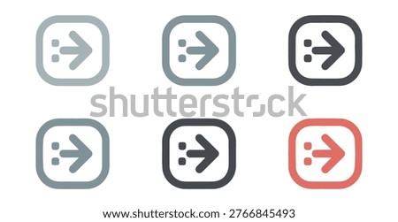 Arrows pointing outwards in a square. Zoom icon, full screen, enlarge, expand.
