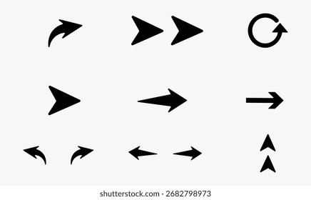 Flechas Vector de colección premium para su uso.