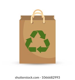 arrows recycle ecology icon