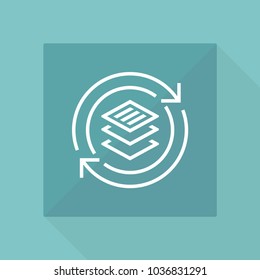 Arrows and repeat api icon