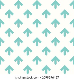 Arrows. Repeated arrowheads ornamental background. Ethnic wallpaper. Tribal embroidery motif. Tribe ornament. Folkloric backdrop. Folk illustration. Digital paper, page fill, textile print, web design
