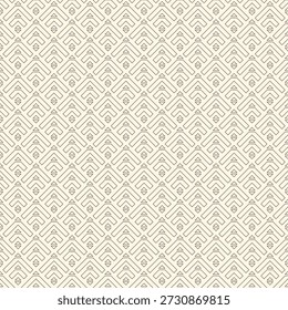 Setas, escalas padrão perfeito. Impressão étnica, tribal. Esquadrão, chevrons ornamento. Ponta de seta repetida, fundo de formas triangulares. Papel de parede ornamental dos ameríndios. Papel digital abstrato vetorial