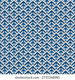 Arrows, scales seamless pattern. Ethnic, tribal print. Squama, chevrons ornament. Repeated arrowhead, triangular shapes background. Native americans ornamental wallpaper. Vector abstract digital paper