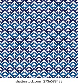 Pfeile, skaliert nahtloses Muster. Ethnische, Stammeskultur. Squama, Chevrons Ornament. Wiederholte Pfeilspitze, dreieckige Formen Hintergrund. Indianer dekorieren Tapeten. Vektorabstraktes Digitalpapier
