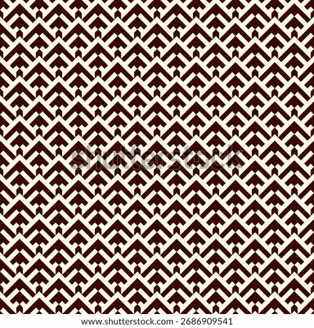 Arrows, scales seamless pattern. Ethnic, tribal print. Squama, chevrons ornament. Repeated arrowhead, triangular shapes background. Native americans ornamental wallpaper. Vector abstract digital paper