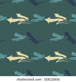 Arrows seamless pattern