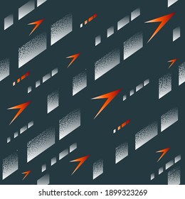 Arrows seamless pattern. Geometric repeated print for sport textile, clothes, wrapping paper.
