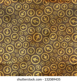 Arrows. Seamless pattern. Vector illustration.
