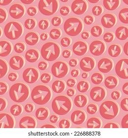 Arrows. Seamless pattern. Vector illustration. Can be used for wallpaper, web page background, web banners.