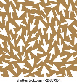 Arrows. Seamless pattern. Vector illustration.
