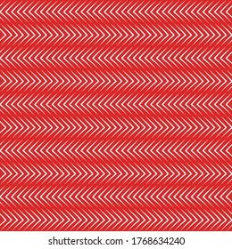 Arrows seamless vector pattern background illustration on red.