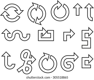Arrows set