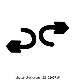 Arrows set. Arrow icon collection. Set of different arrows or web design. Arrow flat style isolated on white background - stock vector.