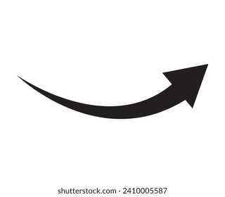 Filas marcadas. Colección de iconos de flecha. Establece flechas o diseño web diferentes. Estilo plano de flecha aislado en fondo blanco - vector de stock.