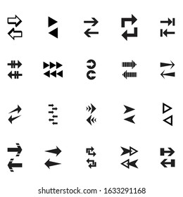 Arrows set. Arrow for the website and app. Line with Editable stroke