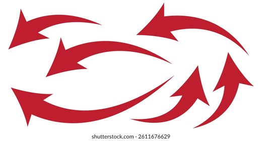 Arrows set black icons. Arrow icon. Arrow vector collection. Doddle arrow set, collection of arrows. Collection different arrows sign. Black vector arrows icons