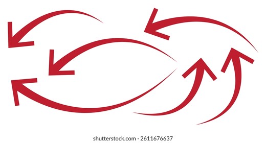 Arrows set black icons. Arrow icon. Arrow vector collection. Doddle arrow set, collection of arrows. Collection different arrows sign. Black vector arrows icons