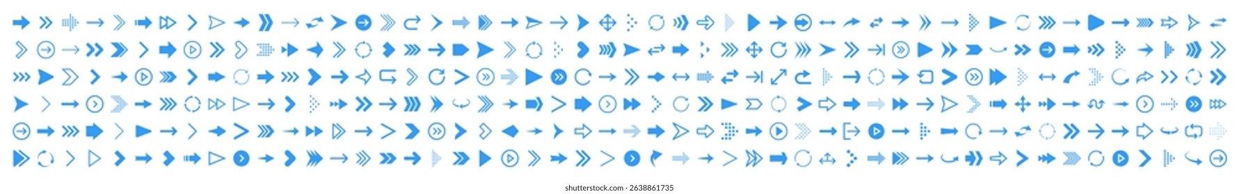 Arrows set of black icons. Arrow icon. Arrow vector collection. Arrow. Cursor. Modern simple arrows. Vector illustration.