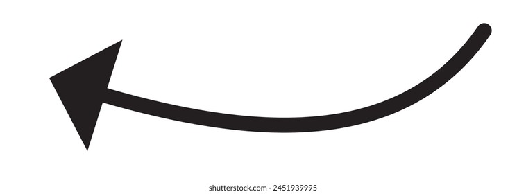 Pfeile werden schwarz gesetzt. Pfeile, die auf den linken Symbolsatz Design eps 10 zeigen