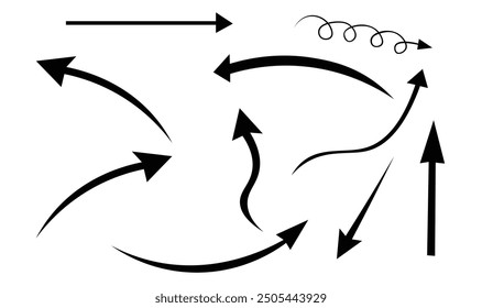 Arrows set design vector design for use.