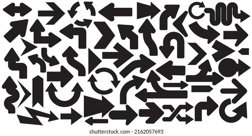 Pfeilsatz. Symbolsymbol-Vektorgrafik
