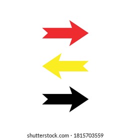 Arrows set icons. Arrow icon. Arrow vector collection. Arrow. Cursor. Modern simple arrows. Vector illustration