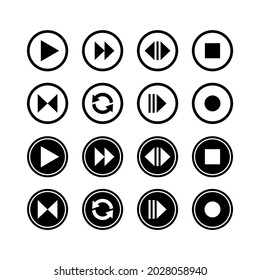 Arrows set icons. Arrow icon. Arrow vector collection. Arrow. Cursor. Archer. Digital Audio Video Play Sign. Modern simple arrows. Arrow Street Sign. Vector illustration