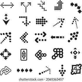 Arrows set icons. Arrow icon. Arrow vector collection. Arrow. Cursor. Modern simple arrows. Vector illustration