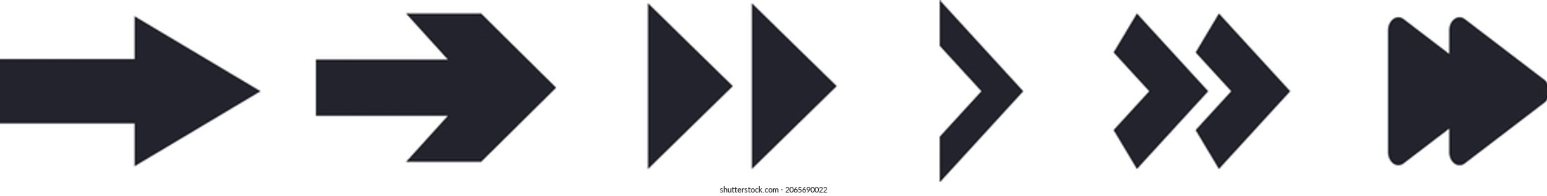 Arrows set icons. Arrow icon. Arrow vector collection. Arrow. Cursor. Modern simple arrows. Vector illustration