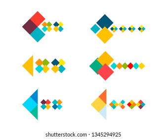 Arrows set icons. Arrow vector collection, Cursor. Vector illustration