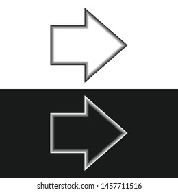 Arrows set icons. Graphic template. Vector illustration