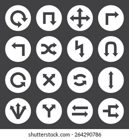 arrows set. vector arrows
