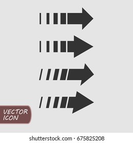 Arrows set vector