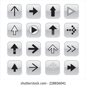 Arrows set.Stock vector.