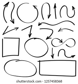 Arrows and shapes set marker style