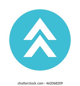 arrows signal index icon vector illustration design