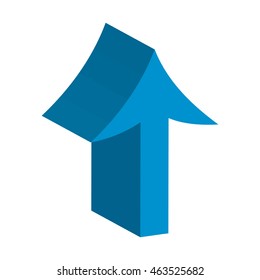 arrows signal index icon vector illustration design