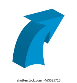 arrows signal index icon vector illustration design