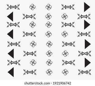 Arrows Sings Abstract Vector Art Design