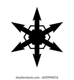arrows six directions