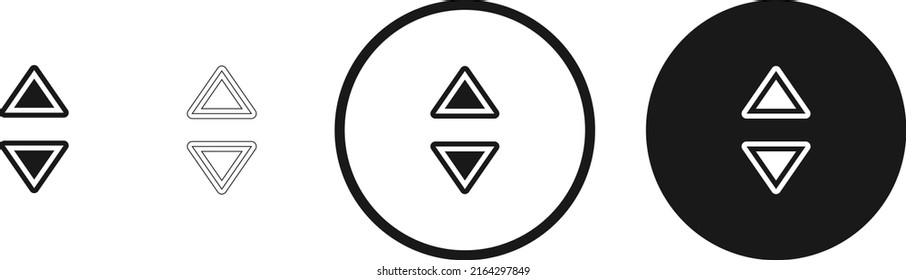 arrows sort icon . web icon set . icons collection flat. Simple vector illustration.