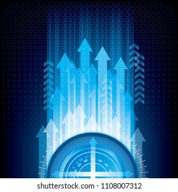 Arrows speed background.Abstract background concept design.