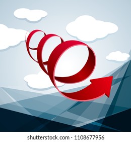 Arrows symbol background.Abstract background concept design.