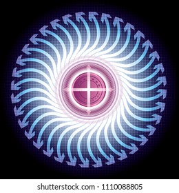 Arrows symbol background.Abstract background concept design.	