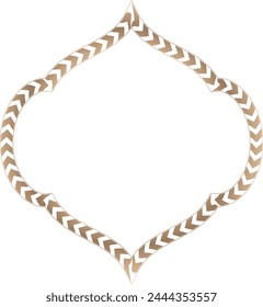 Arrows symbol Gold picture frame luxury golden frame gold border Golden vector royals border retro badge decoration element isolated backgroundp