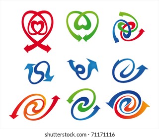 Arrows symbol set